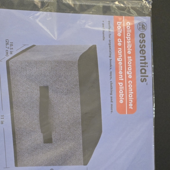 Set Of 4 Essentials Gray Collapsible Storage Container - Picture 1 of 3